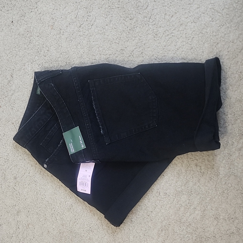 Wild Fable Black Jean Shorts - Picture 3 of 3